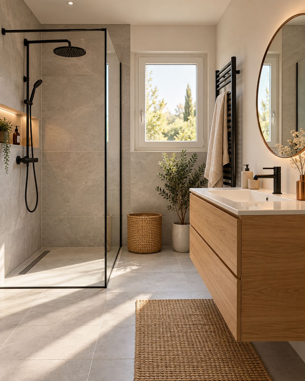 Salle de bain rénovée par Plombier Sion à Sion
